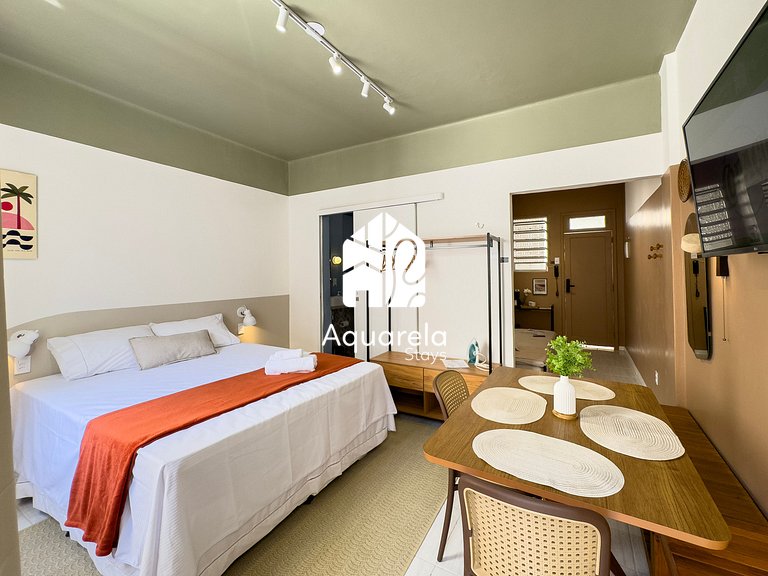 Apartamento Copaçu - 2mins. da praia e do metrô