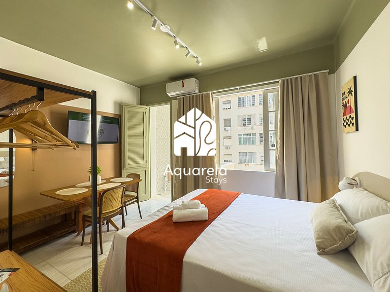 Apartamento Copaçu - 2mins. da praia e do metrô