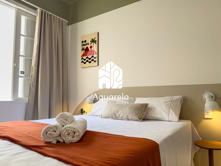 Apartamento Copaçu - 2mins. da praia e do metrô