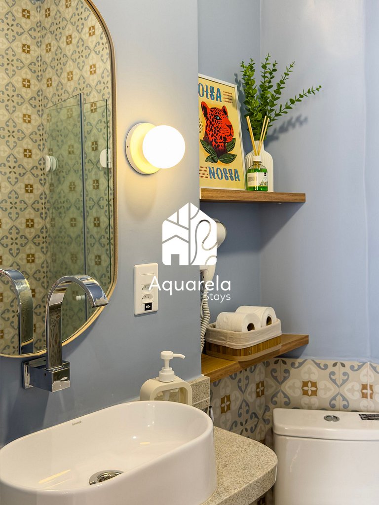 Apartamento Copaçu - 2mins. da praia e do metrô