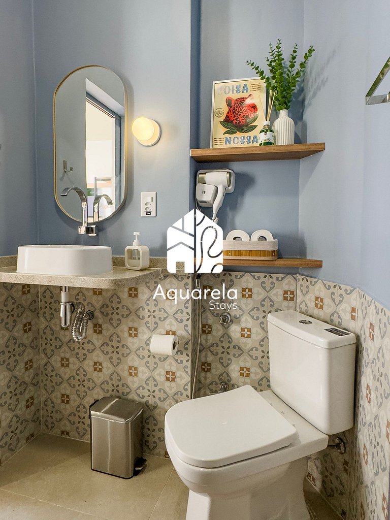 Apartamento Copaçu - 2mins. da praia e do metrô