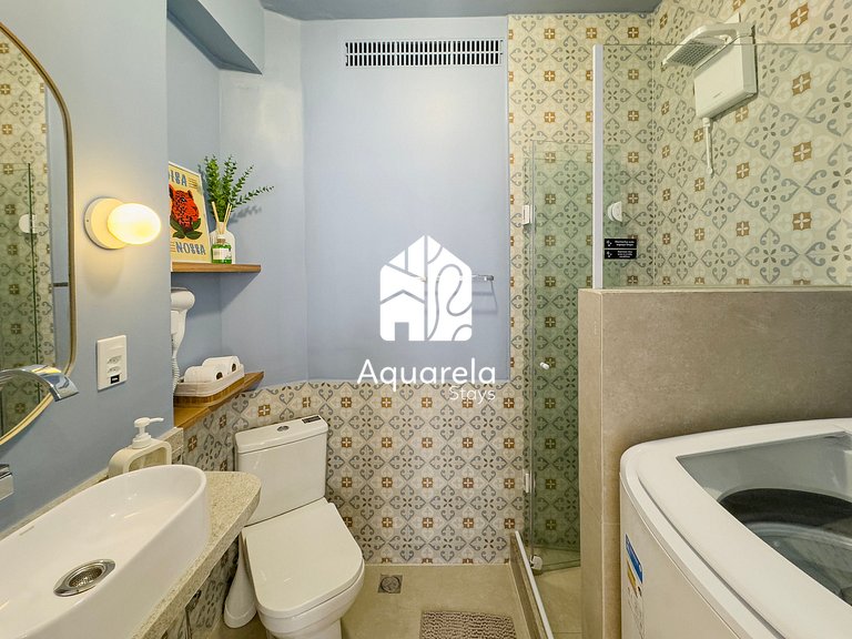 Apartamento Copaçu - 2mins. da praia e do metrô