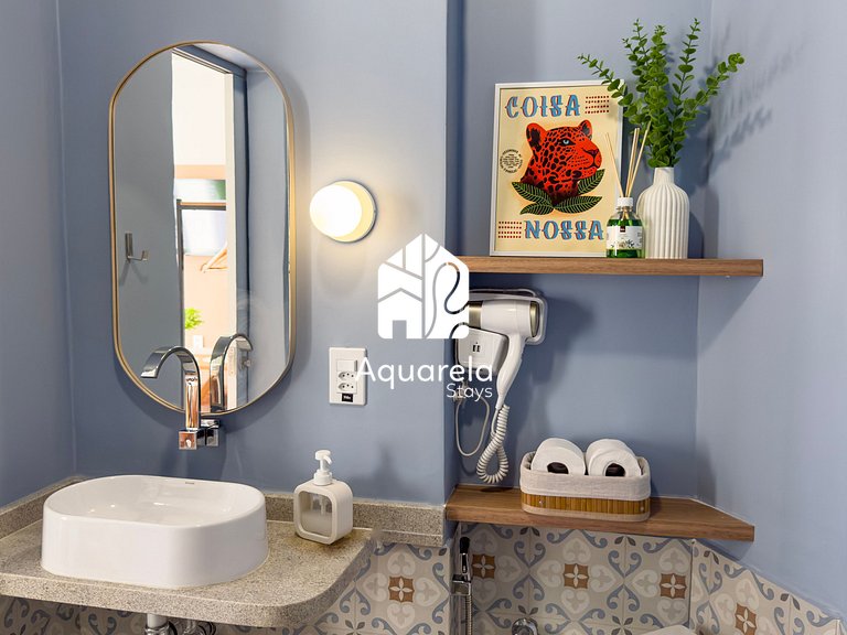 Apartamento Copaçu - 2mins. da praia e do metrô