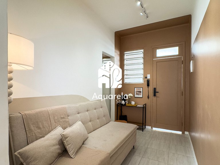 Apartamento Copaçu - 2mins. da praia e do metrô