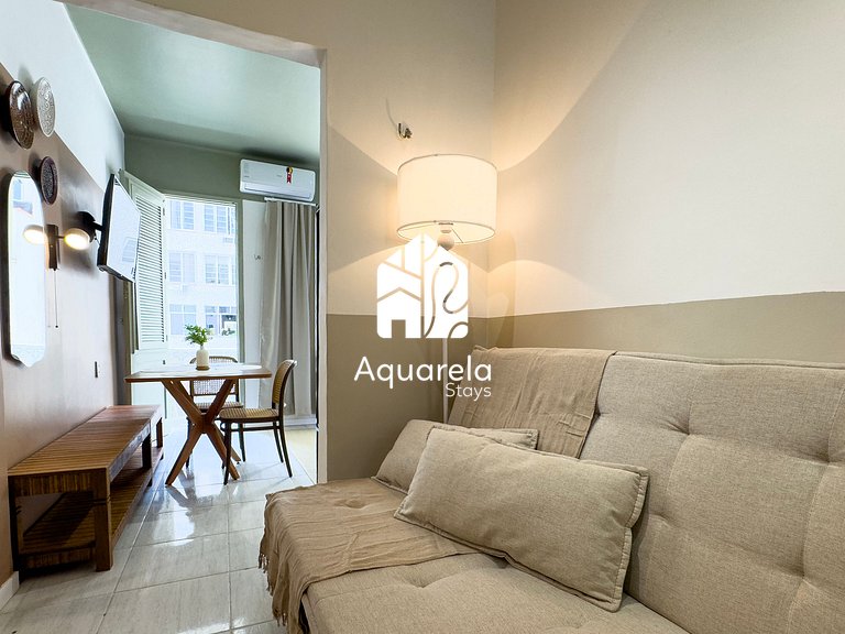 Apartamento Copaçu - 2mins. da praia e do metrô