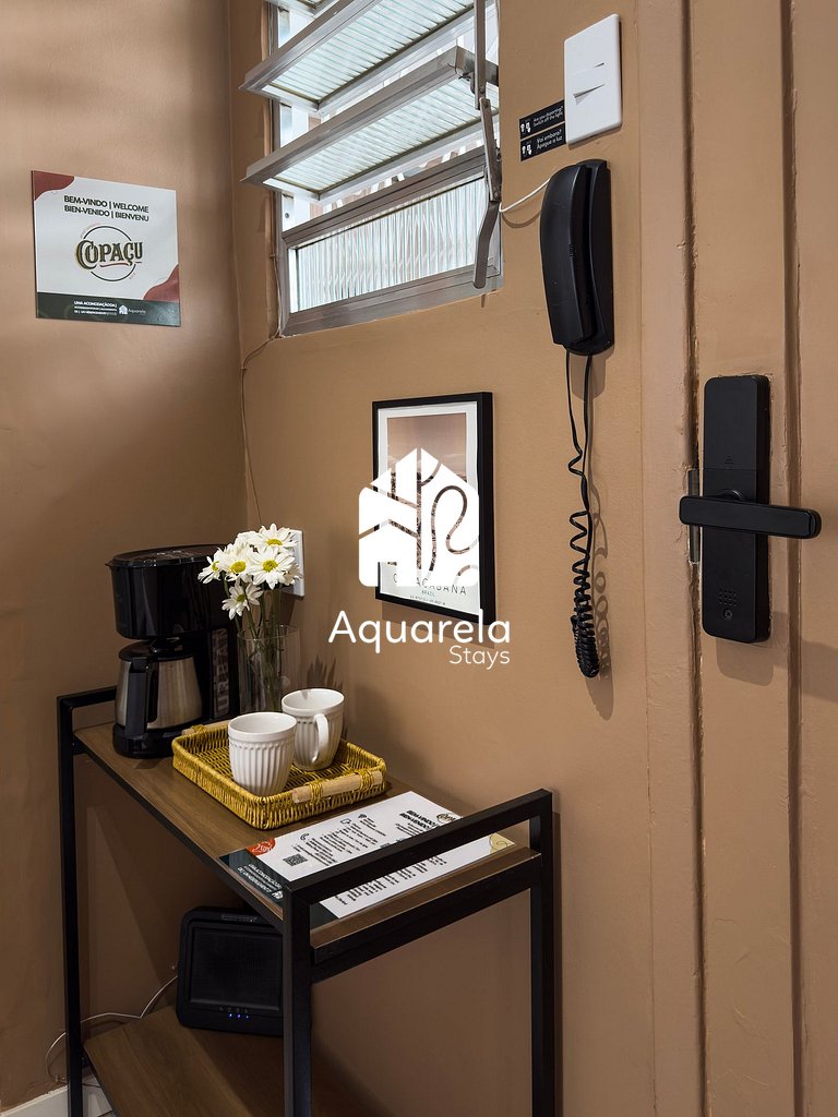 Apartamento Copaçu - 2mins. da praia e do metrô