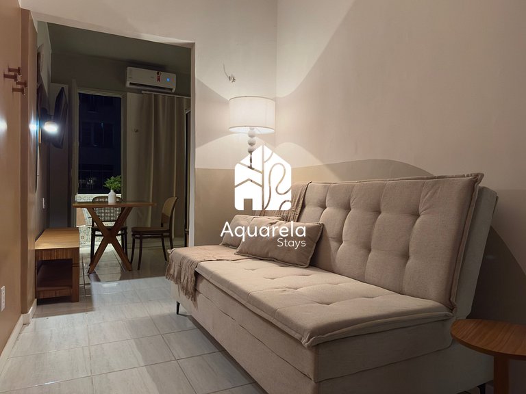 Apartamento Copaçu - 2mins. da praia e do metrô