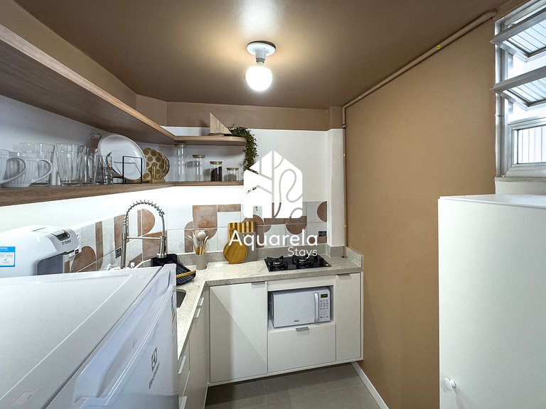 Apartamento Copaçu - 2mins. da praia e do metrô