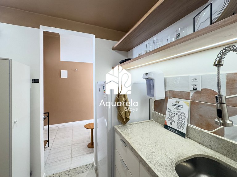 Apartamento Copaçu - 2mins. da praia e do metrô