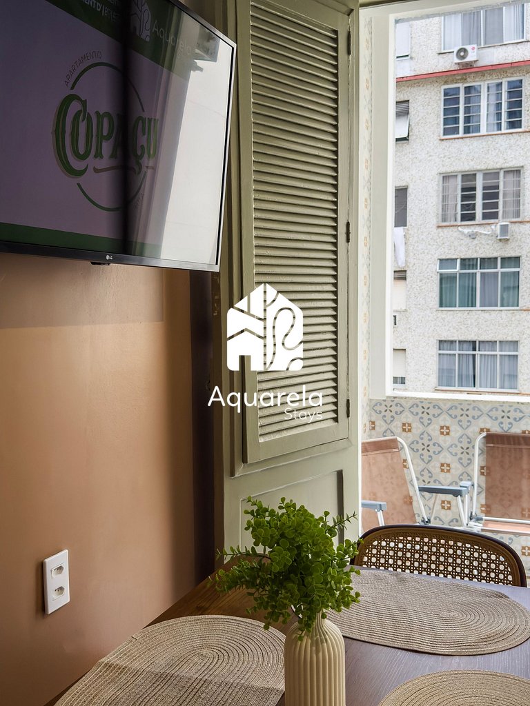 Apartamento Copaçu - 2mins. da praia e do metrô
