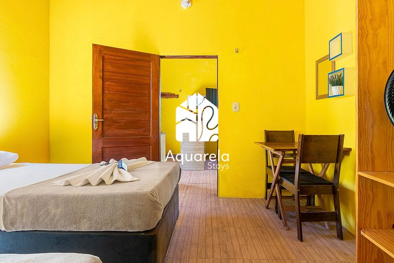 Casa Amarela em Icaraí de Amontada | by Aquarela