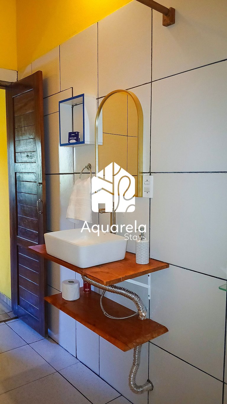 Casa Amarela em Icaraí de Amontada | by Aquarela